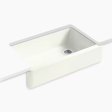 Kohler Whitehaven 35-3/4" undermount single-bowl farmhouse kitchen sink K-6489-NY - Plumbing Market