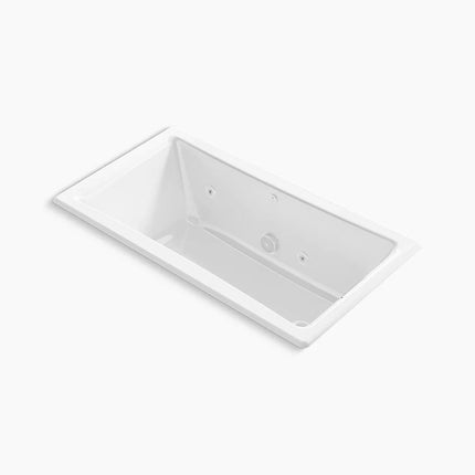 Kohler Tea-for-Two 60" x 32" drop-in/undermount whirlpool bath K-852-JH-0 - Plumbing Market