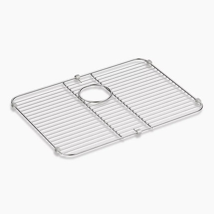 Kohler Undertone Preserve Stainless steel sink rack, 21-1/8" x 15-3/4" for K-3325-NA, K-3332-NA Undertone and K-3325-HCF Undertone Preserve sinks K-6391-ST - Plumbing Market