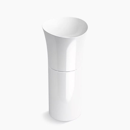 Kohler Veil Pedestal Lavatory No Overflow 20701-N-0 - Plumbing Market