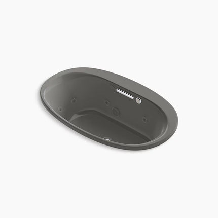 Kohler Underscore 59-3/4" x 35-3/4" drop-in Heated BubbleMassage air bath with whirlpool K-5714-XHGH-58 - Plumbing Market