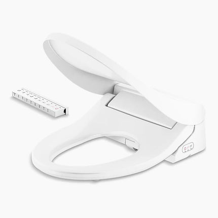 Kohler PureWash E880 Elongated bidet toilet seat with remote control K-30805-0 - Plumbing Market