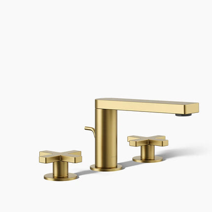 Kohler Composed Widespread bathroom sink faucet with Cross handles, 1.2 gpm K-73060-3-2MB - Plumbing Market