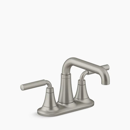 Kohler Tone Centerset bathroom sink faucet, 0.5 gpm K-27414-4N-BN - Plumbing Market