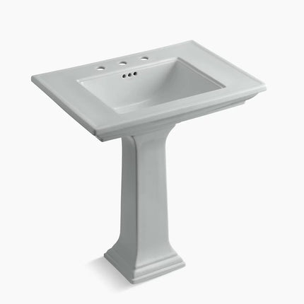 Kohler Memoirs Stately 30-3/4" rectangular pedestal bathroom sink K-2268-8-95 - Plumbing Market
