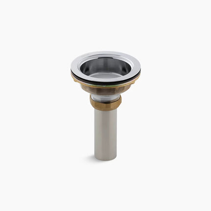 Kohler Duostrainer Sink drain body with tailpiece K-8804-CP - Plumbing Market