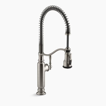Kohler Tournant Semi-professional kitchen sink faucet with three-function sprayhead K-77515-VS - Plumbing Market