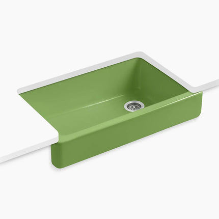 Kohler Whitehaven 35-1/2" undermount single-bowl farmhouse kitchen sink K-6488-34 - Plumbing Market