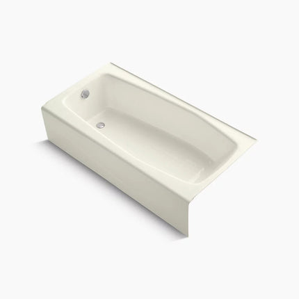 Kohler Villager 60" x 30-1/4" alcove bath, left drain K-715-96 - Plumbing Market