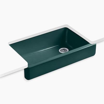 Kohler Whitehaven 35-1/2" undermount single-bowl farmhouse kitchen sink K-6488-17 - Plumbing Market