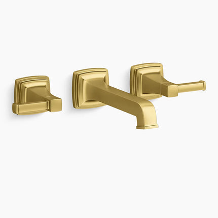 Kohler Riff Wall-mount bathroom sink faucet trim, 1.2 gpm K-T26432-4-2MB - Plumbing Market