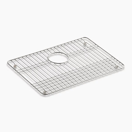 Kohler Iron/Tones Stainless steel sink rack, 19-1/2" x 14" for Iron/Tones kitchen sinks K-3192-ST - Plumbing Market