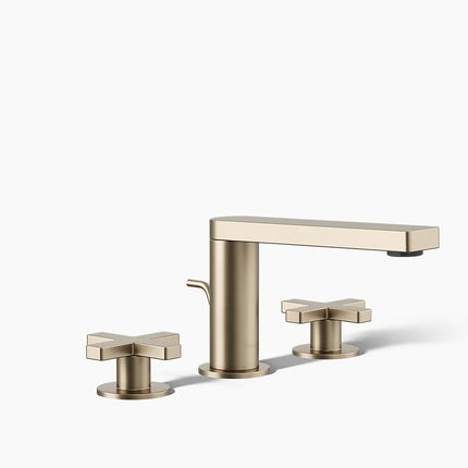 Kohler Composed Widespread bathroom sink faucet with Cross handles, 1.2 gpm K-73060-3-BV - Plumbing Market