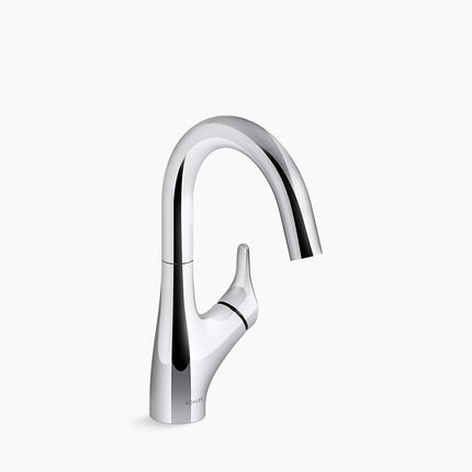 Kohler Rival Single-handle bar sink faucet K-30472-CP - Plumbing Market