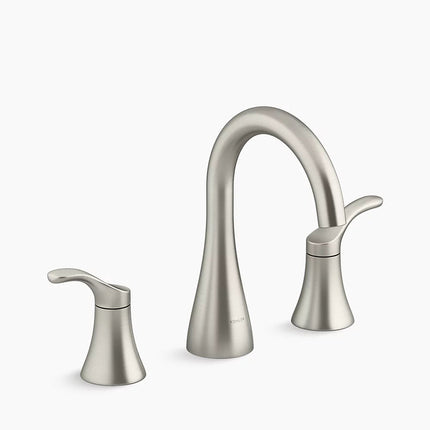 Kohler Simplice Widespread bathroom sink faucet, 0.5 gpm K-27390-4N-BN - Plumbing Market