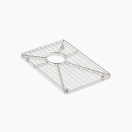 Kohler Vault Strive Stainless steel sink rack, 11-3/16" x 16-11/16" for 36" offset apron-front sink K-6477-ST - Plumbing Market