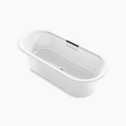 Kohler Volute 70-7/8" x 30-3/8" freestanding bath with base K-29330-0-0 - Plumbing Market