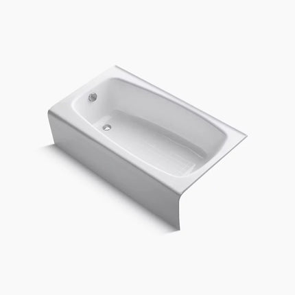 Kohler Seaforth 54" x 30-1/4" alcove bath, left drain K-745-0 - Plumbing Market