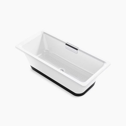 Kohler Volute 63" x 28-3/8" freestanding bath with base K-29328-0B7-0 - Plumbing Market