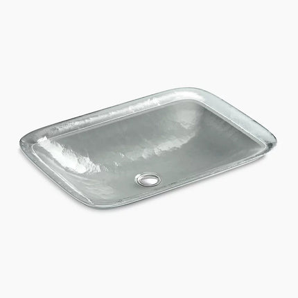 Kohler Inia 20-3/4" rectangular drop-in bathroom sink, no overflow K-2773-G8-B11 - Plumbing Market