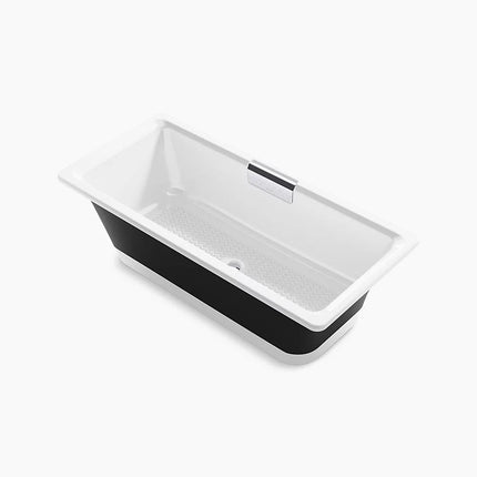 Kohler Volute 63" x 28-3/8" freestanding bath with base K-29328-P5B0-0 - Plumbing Market