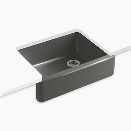 Kohler Whitehaven 29-3/4" undermount single-bowl farmhouse kitchen sink K-6487-58 - Plumbing Market