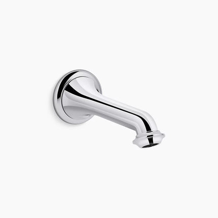 Kohler Artifacts Wall Mount Bathroom Faucet Bath Spout, Turned 72792-CP - Plumbing Market