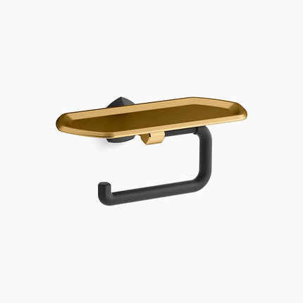 Kohler Occasion Toilet paper holder with tray K-27128-BMB - Plumbing Market