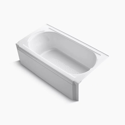 Kohler Memoirs 60" x 33-3/4" alcove bath, right drain K-722-0 - Plumbing Market