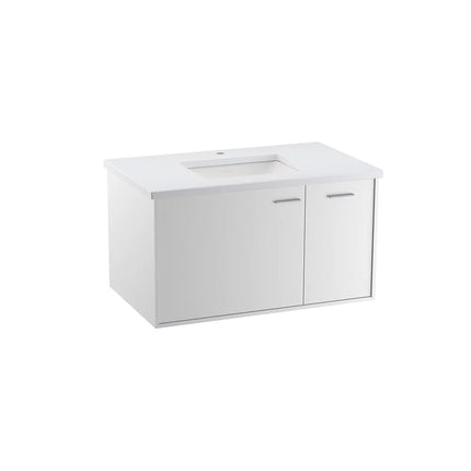Kohler Jute 36" wall-hung bathroom vanity cabinet K-99543-R-1WA - Plumbing Market