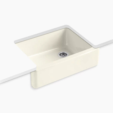Kohler Whitehaven 29-3/4" undermount single-bowl farmhouse kitchen sink K-6487-96 - Plumbing Market
