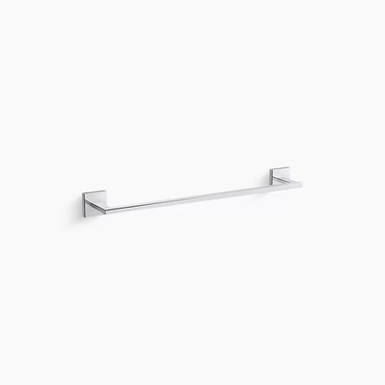 Kohler Square 18" towel bar K-23284-CP - Plumbing Market