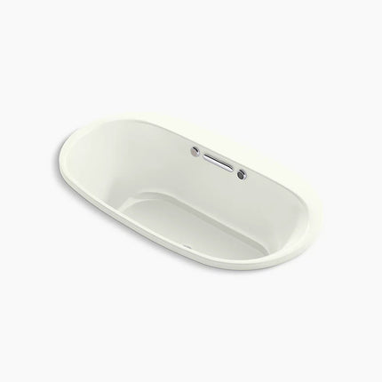 Kohler Underscore 66" x 36" drop-in Heated BubbleMassage air bath with Bask heated surface K-5716-GHW-NY - Plumbing Market