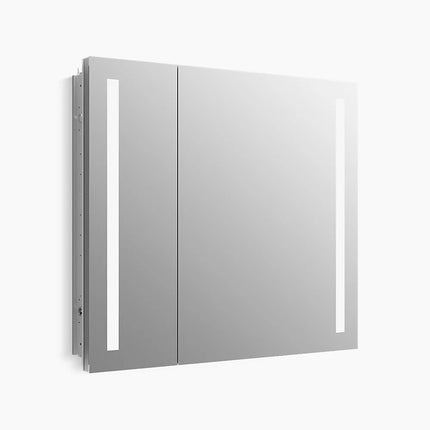 Kohler Verdera 34" x 30" two-door lighted medicine cabinet, left-hinged K-99009-TLC-NA - Plumbing Market