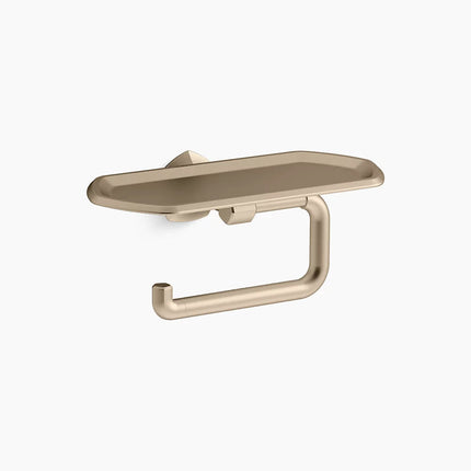 Kohler Occasion Toilet paper holder with tray K-27128-BV - Plumbing Market