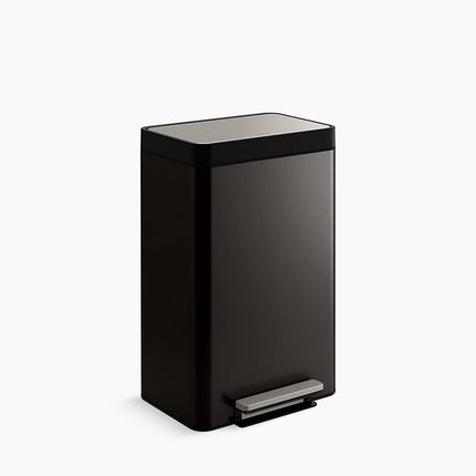 Kohler Dual-compartment step trash can K-20956-BST - Plumbing Market