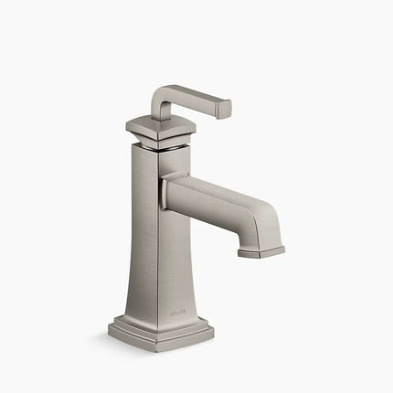 Kohler Riff Single-handle bathroom sink faucet, 0.5 gpm K-27400-4N-BN - Plumbing Market