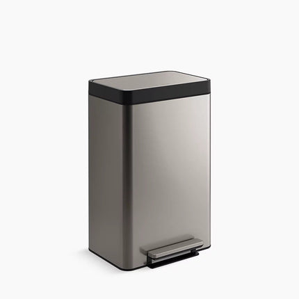 Kohler Dual-compartment step trash can K-20956-ST - Plumbing Market