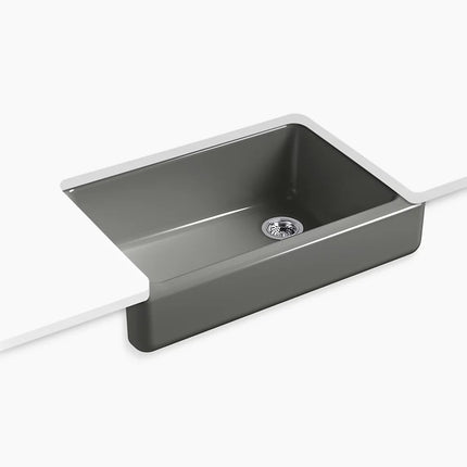 Kohler Whitehaven 32-1/2" undermount single-bowl farmhouse kitchen sink K-5826-58 - Plumbing Market