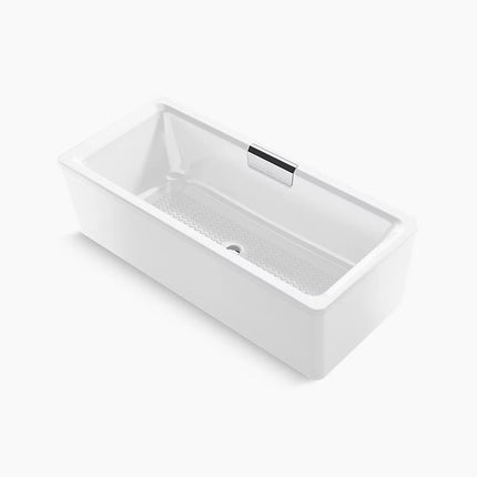 Kohler Volute 63" x 28-3/8" freestanding bath with shroud K-29327-0-0 - Plumbing Market