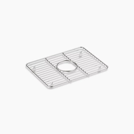 Kohler Cairn Stainless steel sink rack, 10-3/8" x 14-1/4", for small bowl K-5198-ST - Plumbing Market