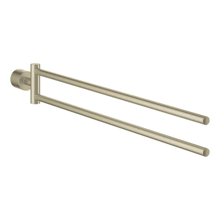 Grohe ATRIO NEW DOUBLE TOWEL BAR Brushed Nickel 40888EN0 - Plumbing Market