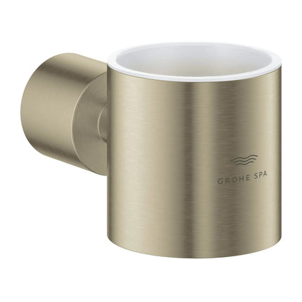 Grohe ATRIO NEW GLASS HOLDER Brushed Nickel 40884EN0 - Plumbing Market