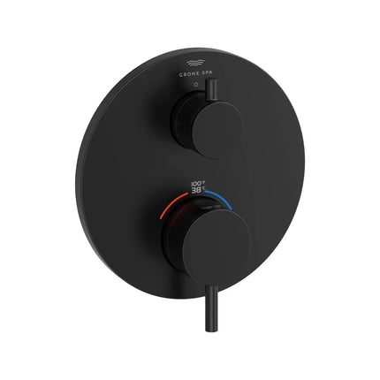 Grohe ATRIO THM TRIM BATH Matte Black 243612430 - Plumbing Market