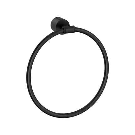 Grohe Atrio Towel Ring Matte Black 408872430 - Plumbing Market