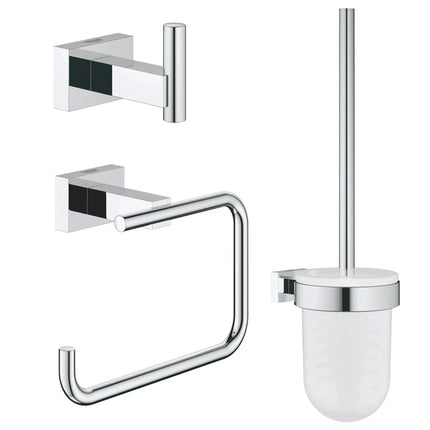 Grohe ESSENTIALS CUBE ACC.SET CITY 3-IN-1 Chrome 40757001 - Plumbing Market