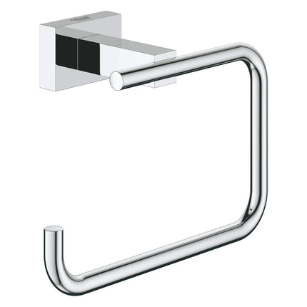 Grohe ESSENTIALS CUBE TOILET PAPER HOLDER Brushed Cool Sunrise 40507GN1 - Plumbing Market