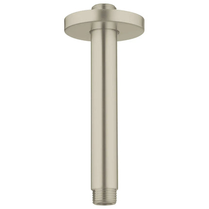 Grohe RAINSHOWER CEILING SHOWER ARM 6IN Brushed Nickel 27217EN0 - Plumbing Market