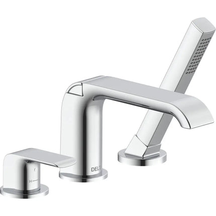 Delta 3-Hole Roman Tub W/ Handshowertrim T3763 - Plumbing Market