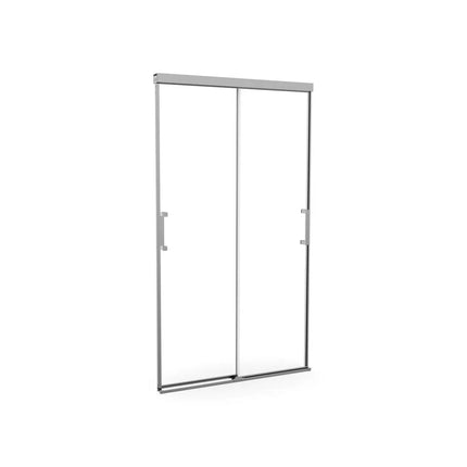 Incognito 74 39-42 x 74 in. 8mm Bypass Shower Door for Alcove Installation with Clear glass in Chrome - Plumbing Market